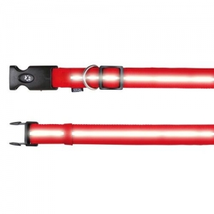 Trixie Flash Halsband - Rot - XS-S: 23-34 cm