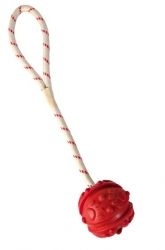 Trixie Naturgummiball am Band - schwimmend