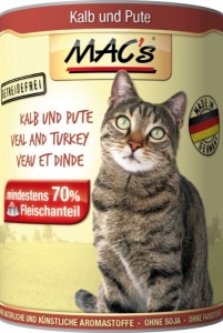 Macs Cat Kalb-Pute     400 g D