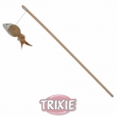 Trixie Spielangel Maus mit Federn