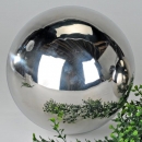Dekokugel aus Edelstahl glnzend 12 cm
