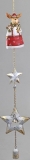 Weihnachtliches Windspiel Elch